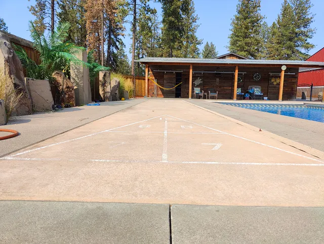 Shuffleboard and seating